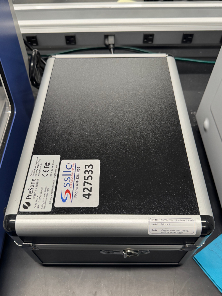 Image of Oxygen Meter with Display, Accu and Data logger